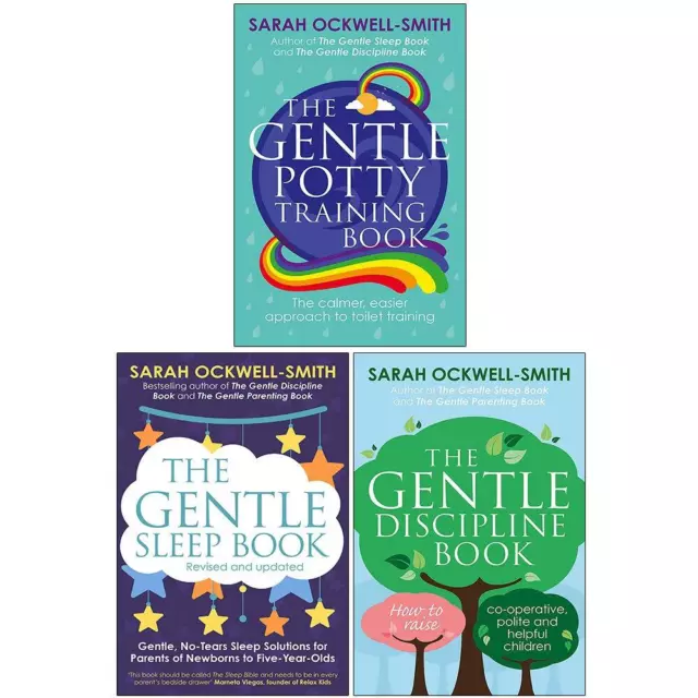 Sarah Ockwell-Smith 3 Books Collection Set Gentle Discipline,Potty Training NEW