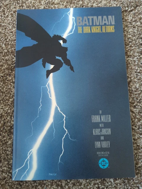 BATMAN: THE DARK Knight Returns Book 1 1986 Frank Miller DC Comics 2nd ...