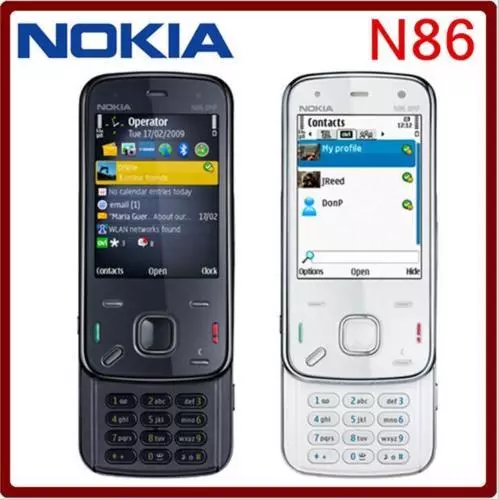 Original Nokia N86 8MP Mobile Phone 3G HSDPA 900 / 2100 WIFI GPS Unlocked