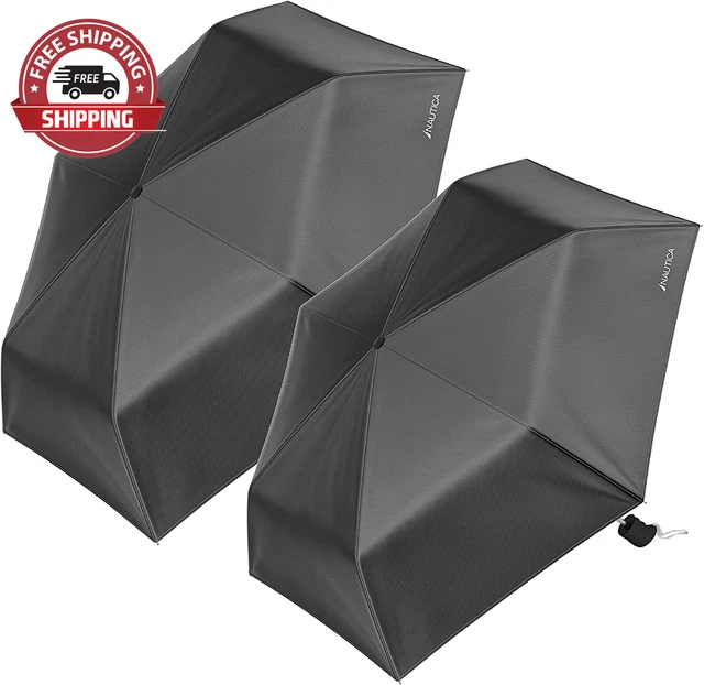 3-Section Auto-Open Auto-Close Umbrella - Sturdy Rainy Day Protection with Ergon