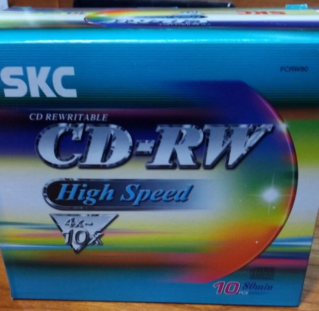 SKC CD-RW 80min. 10 pezzi