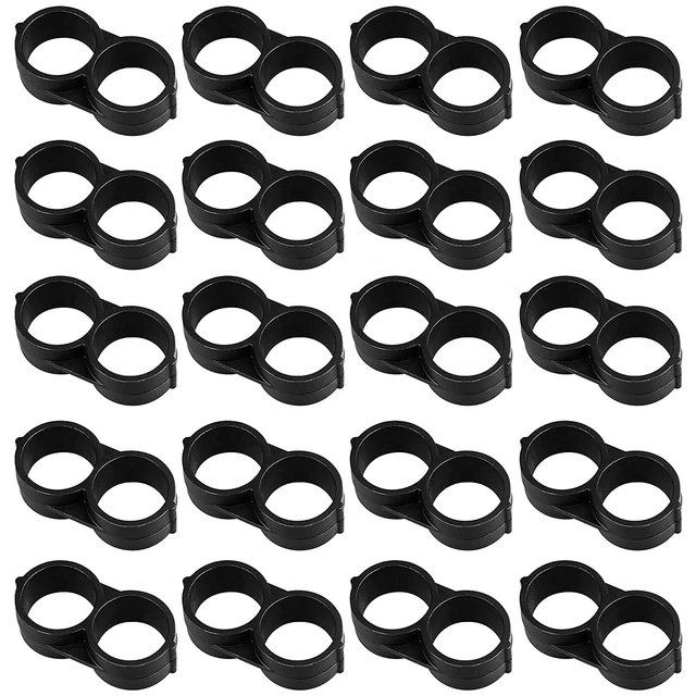 New 20 Pack Drip Irrigation 1/2" Drip Tubing End Closure Stop End Cap Plugs Fitt