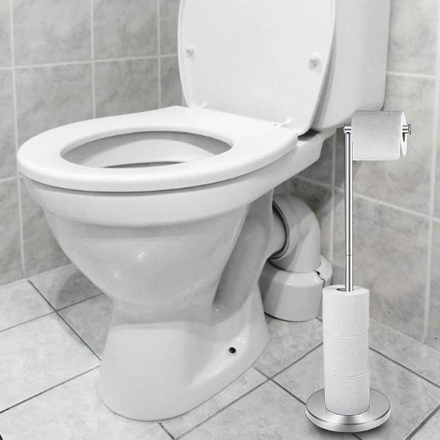 Soporte de rollos de tela ergonómica mantener rollos limpios estante de almacenamiento de papel minimalista