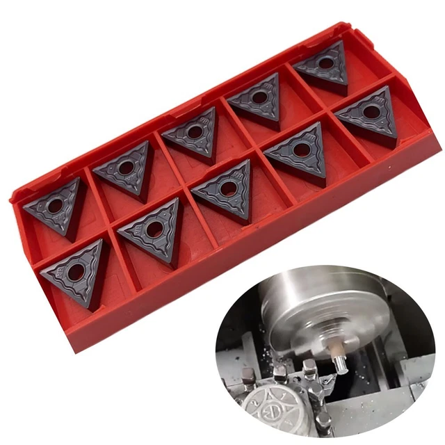 Praktische Haltbarkeit Hartmetalleinsatz Klinge Metall 10pcs PC9030 Turningtool