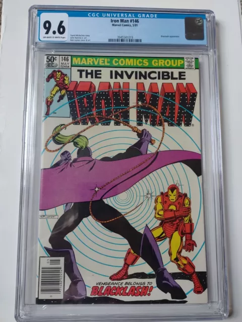 The Invincible Iron Man #146 Cgc 9.6 (1981) "Marvel Comics" **Free Shipping**