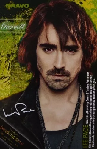 LEE PACE - Autogrammkarte - Signed Autograph Garrett Twilight Clippings Sammlung