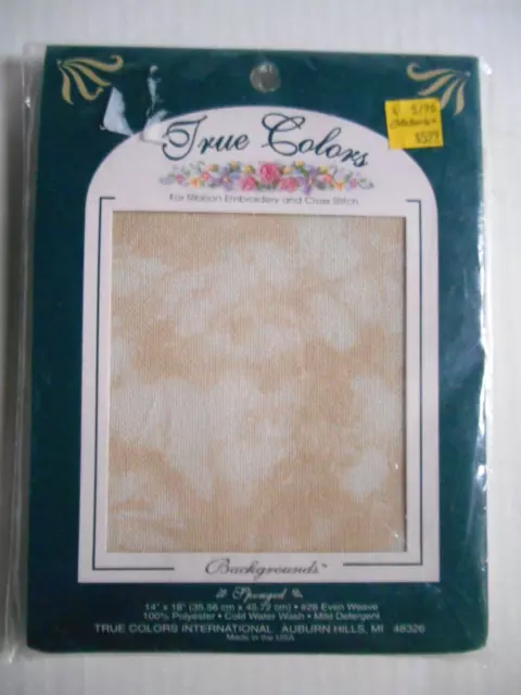 Aida Cloth Fabric 18 Ct White 18 In x 16 In Counted Cross Stitch New