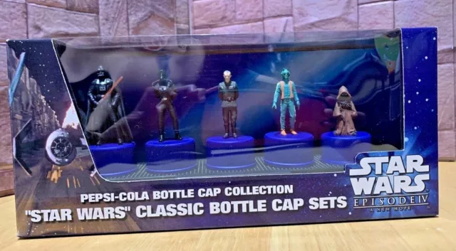 2002 PEPSI COLA STAR WARS Classic Bottle Cap Set Boxed No.2 Darth Vader NEW JPN