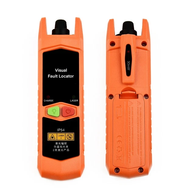 Localizzatore guasti visivi 10-30 mW tester fibra ottica penna a luce rossa accessori VFL