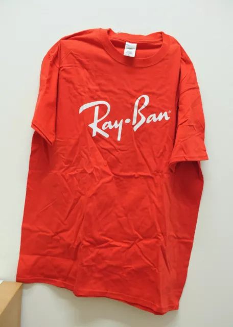 T-Shirt Ray Ban Uomo Rossa Taglia L