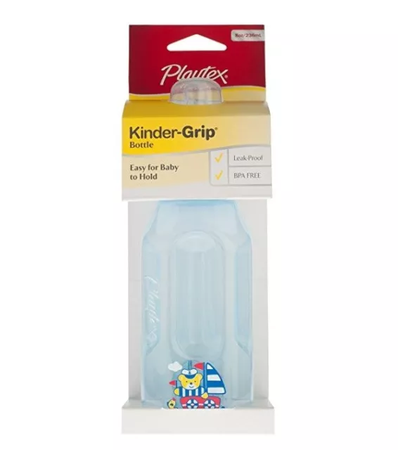 Playtex Kinder-Grip Bottle, 8 Ounce, Color May Vary + Eyebrow Trimmer