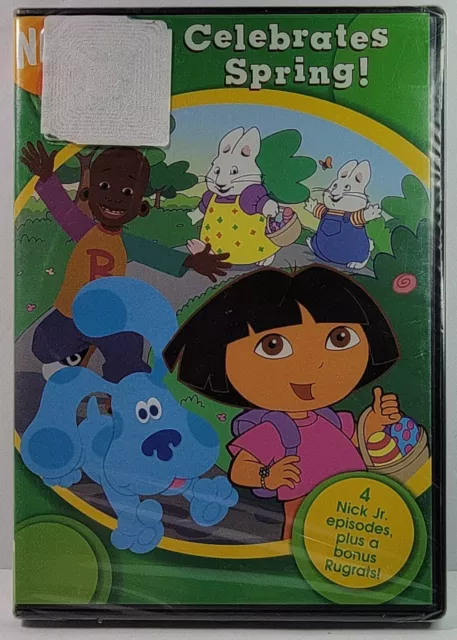 Nick Jr: Celebrates Spring (DVD, 2004) Dora the Explorer, Max Ruby, Blue's Clues