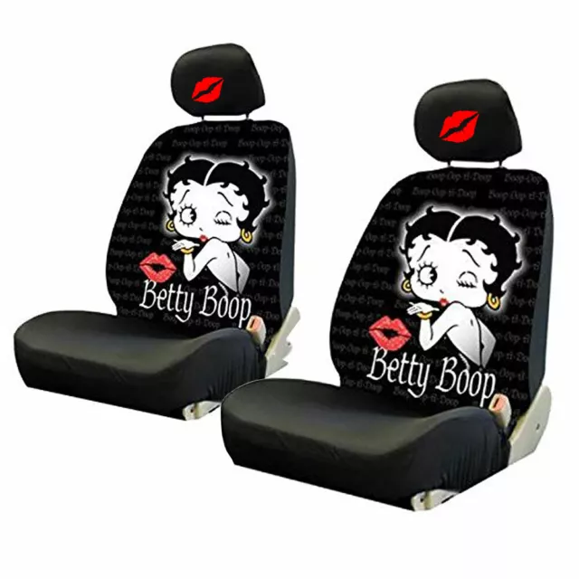 Car Truck SUV Seat Cover For KIA New Betty Boop Timeless Front Low Back