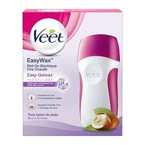 Veet Roll On Wachsentfernungsset - Hautpflege - Damen - EasyWax - Effektiv