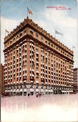 Vintage Postcard The Jefferson Hotel St. Louis Missouri MO c.1907-1915      X678