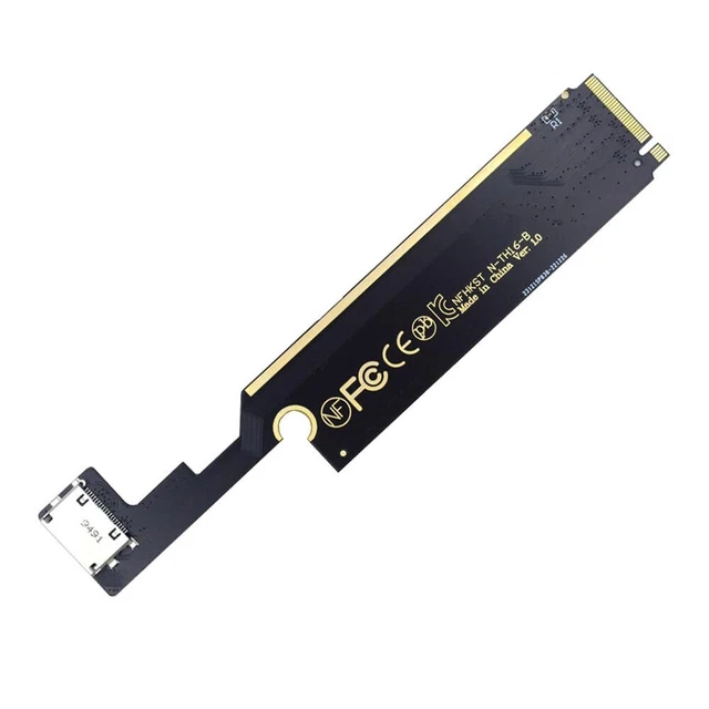 KALEA-INFORMATIQUE Convertisseur adaptateur OCULINK SFF-8612 vers M2 PCIe M Key 4 lane - Cordon SFF-8611 vers SFF-8639 - Pour SSD - Informatique