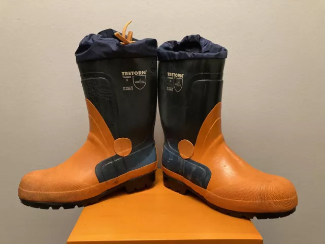 Tretorn,Forststiefel,Schnittschutzstiefel,Gummistiefel,Sicherheitsstiefel,Gr.44