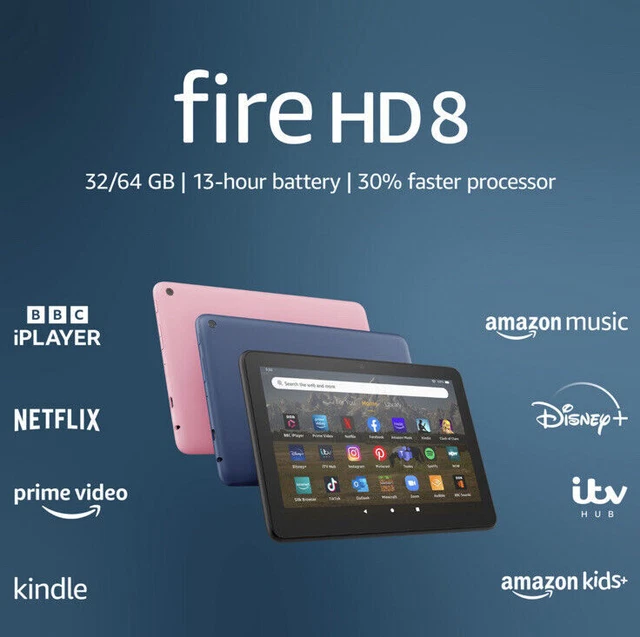 AMAZON KINDLE FIRE 8" HD Tablet with Alexa 32GB (12th gen) 2022 Brand
