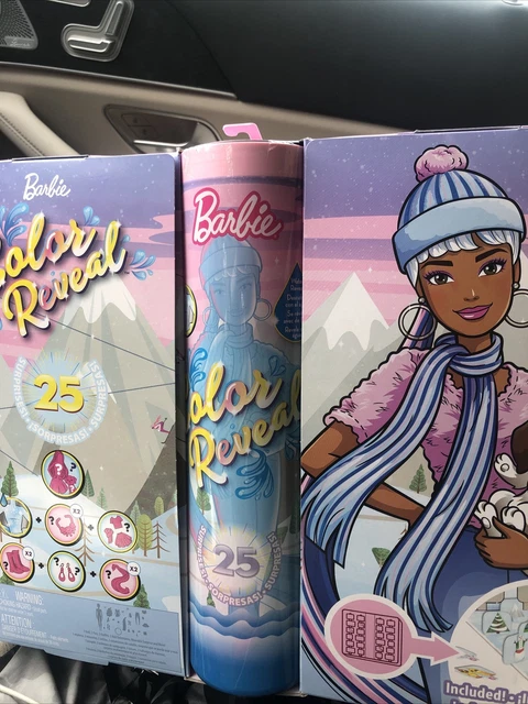 Barbie Mattel Color reveal Christmas advent calendar New