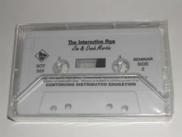 Brand NEW-SEALED- RARE- Amway Tapes-THE INTERACTIVE AGE JIM @ DINAH MARTIN