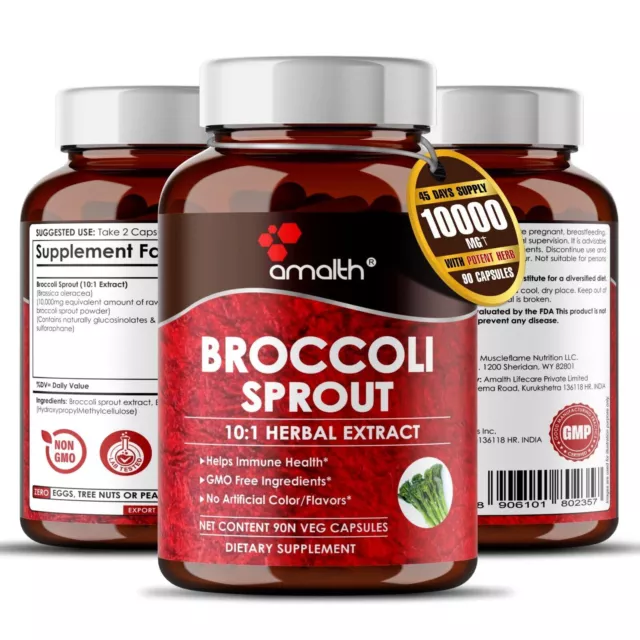 Extracto de brote de brócoli Sistema inmunológico de sulforafano 10000 mg...