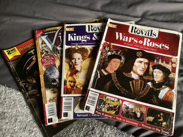 Bundle of history magazines/ all about history/BBC history + History revealed.