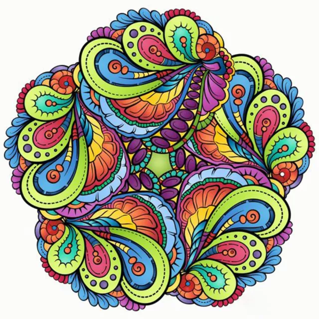 liuwei 5D-Diamant-Malerei-Set, DIY Mandala-Diamant-Malerei, Teil-Spezialbohrer,