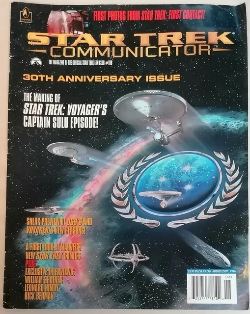 MAGAZINE - STAR Trek Communicator Official Fan Club Magazine #108 Aug ...