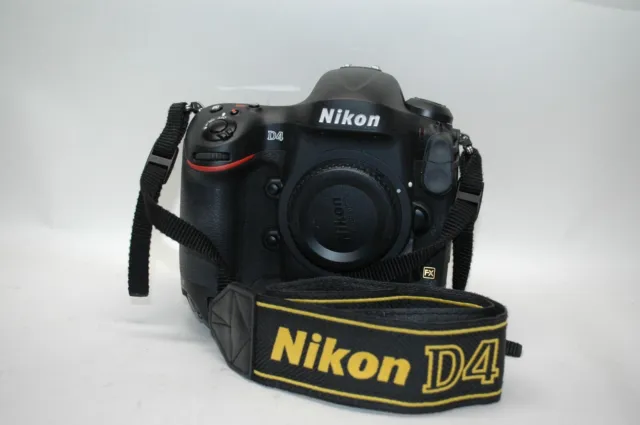 Nikon D4 16.2MP Digital SLR Camera Body shutter count 10271