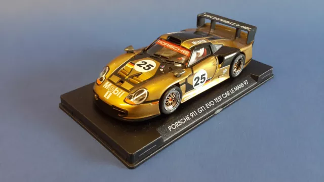 Fly A54 Porsche 911 Gt1 Evo Testwagen Le Mans 1997 1/32 Slotcar Für Scalextric