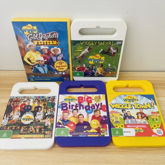 THE WIGGLES DVD Bundle x 5 Original Cast Region 4 PAL Kid TV ...