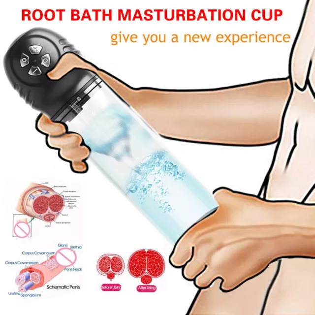 Digital Peni s Pump Vacuum Electric Rechargeable Male Men Peni s Enlarger Growth