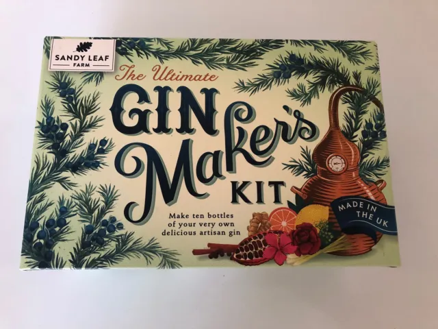 The Ultimate Gin Makers Kit de Sandy Leaf Farm Haz el tuyo *¡Nuevo Sellado!*