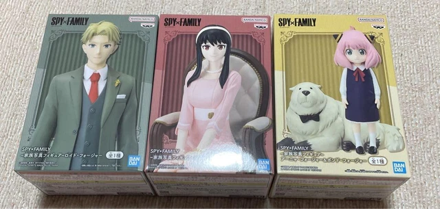 SPY X FAMILY Loid Yor Anya Bond Forger Figure Set Family Photo