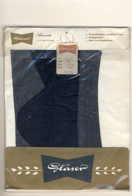 vecchie calze di nylon BICCHIERI taglia 10 -90 cm - nylon/calze di perle/calze da donna (043
