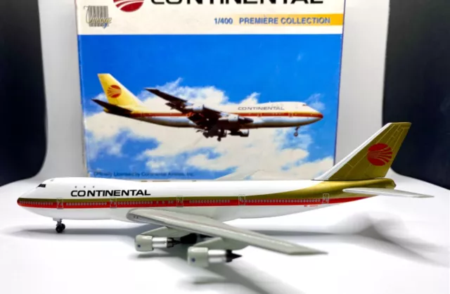 1/400 FAULTY, REPAIR, BONEYARD Continental Airlines 747 Dragon Wings