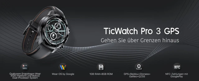 TicWatch Pro 3 GPS Smartwatch