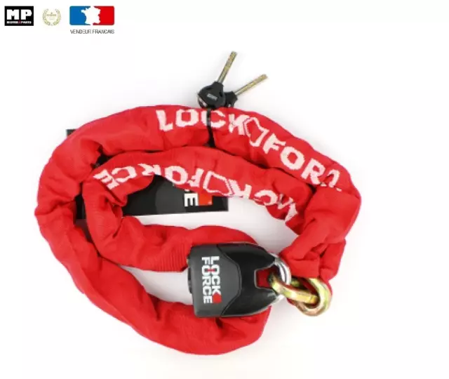 ANTIVOL CHAINE LOCKFORCE BOA Longeur 120 cm 1M20