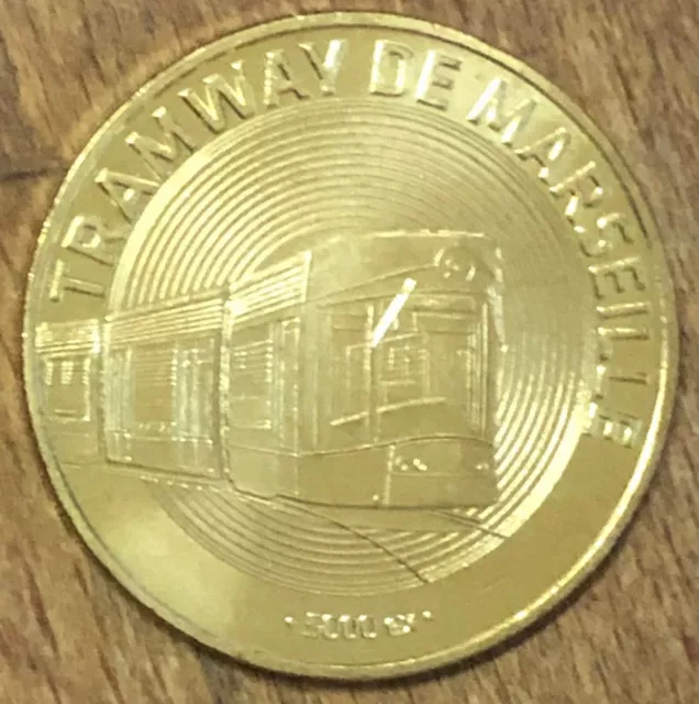 Mdp 2008 Marseille Tramway N°3 Médaille Monnaie De Paris Jeton Medals Coin Token