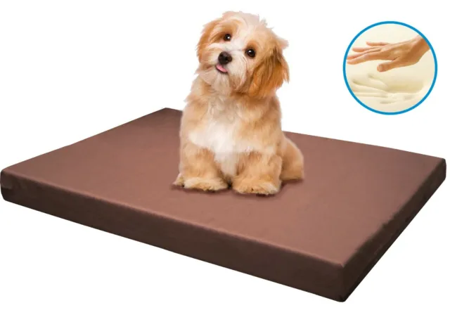 Waterproof Memory Foam Pet Dog Bed for Small Medium to Extra Large XL Fit Crate