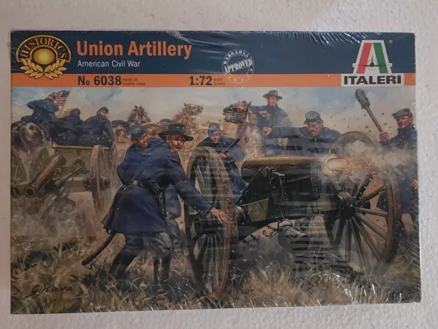 2018 Italeri 6038 American Civil War, Union Artillery - 1/72 model kit - New