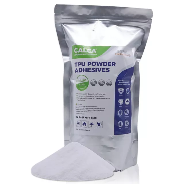 US-Fine Direct to Film TPU DTF Powder, Digital Transfer Hot Melt Adhesive 1kg