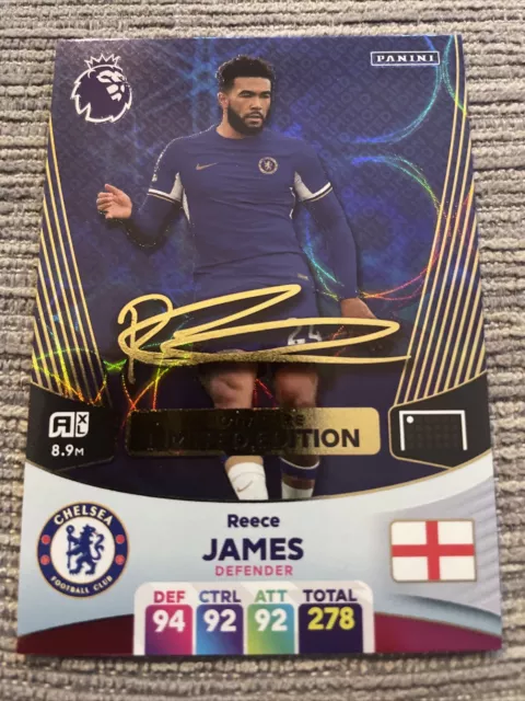 PANINI ADRENALYN XL 2024 Reece James Signature Limited Edition 23/24 £ ...