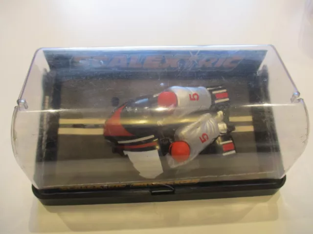 Vintage Scalextric C281 Motorbike and Sidecar complete with original box