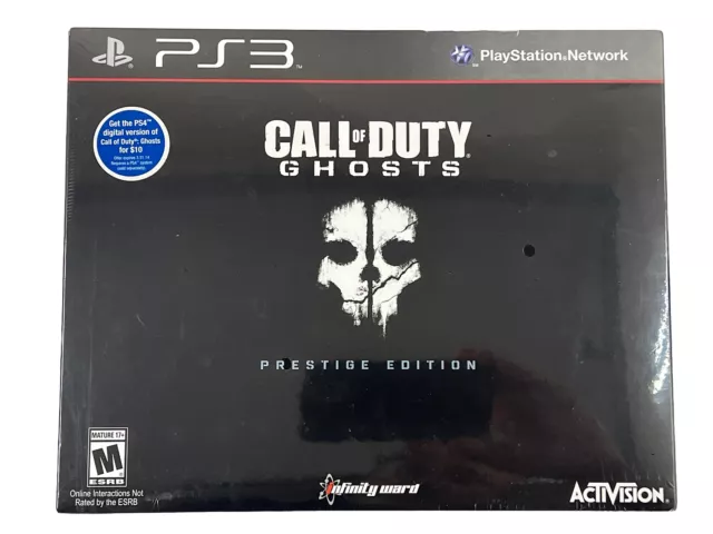 Call of Duty: Ghosts Prestige Edition (Sony PlayStation 3) NEW SEALED
