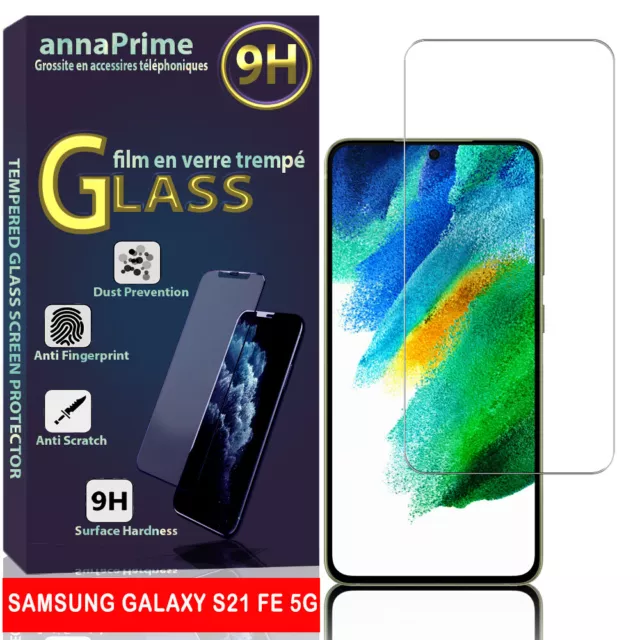 Vitre Protecteur d'écran Film Verre Trempe pour Samsung Galaxy S21 FE 5G 6.4"