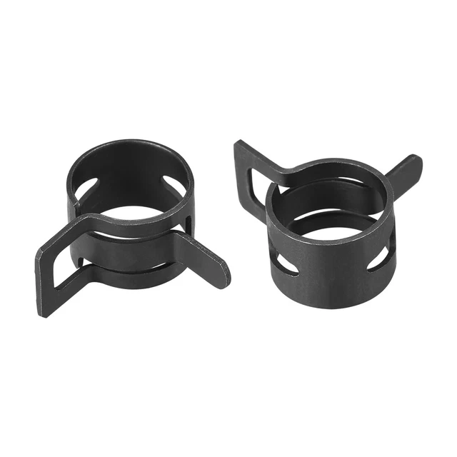Nastro acciaio morsetto 15mm tubo molla nero morsetto acciaio manganese 10pz