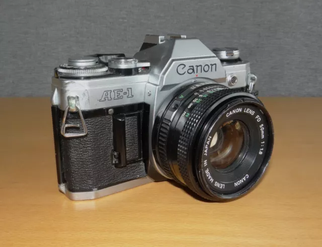 Vintage Canon AE-1 35mm SLR Film Camera, Ideal For Restoration - See Description