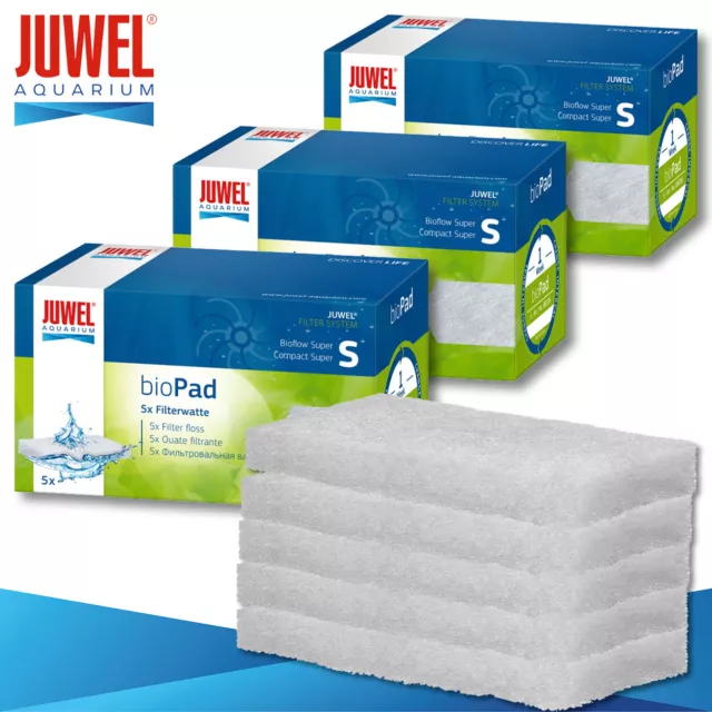 Juwel 3 x 5 Pièce Biopad Filtre Ouates S Aquarium Milieu Filtrant Éponge Mouches