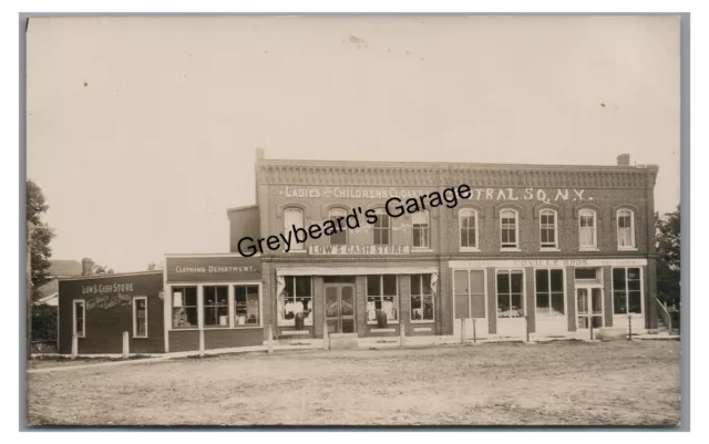 RPPC General Stores in CENTRAL SQUARE NY New York Real Photo Postcard